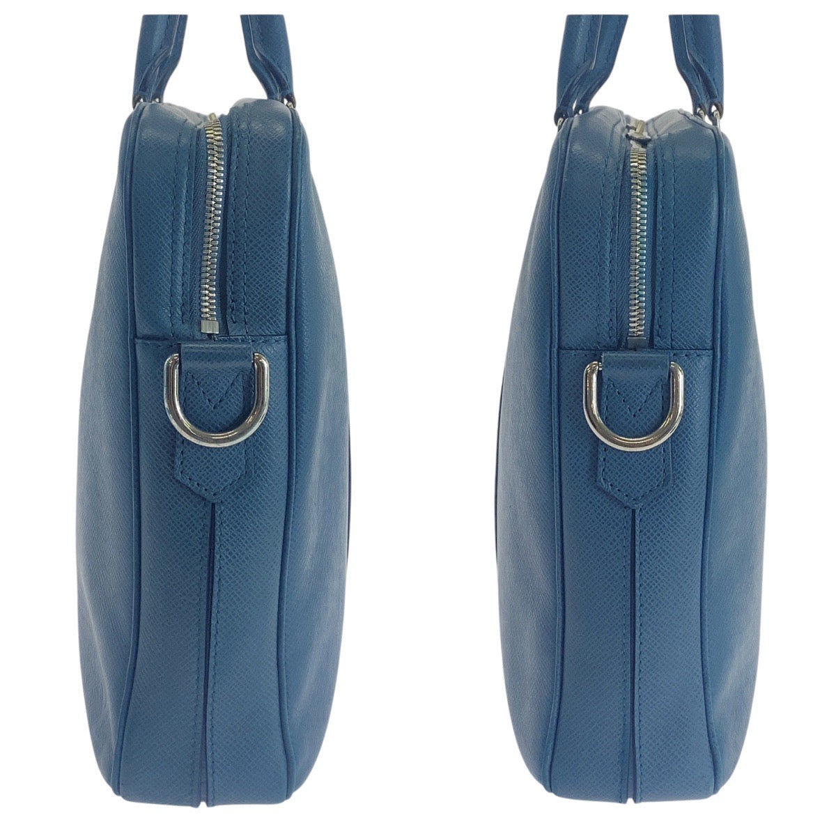 14477
LOUIS VUITTON ルイヴィトン タイガ ポルトドキュマンボワイヤージュ ブルー シルバー金具 タイガ M30639 ブリーフケース ビジネスバッグ  メンズ