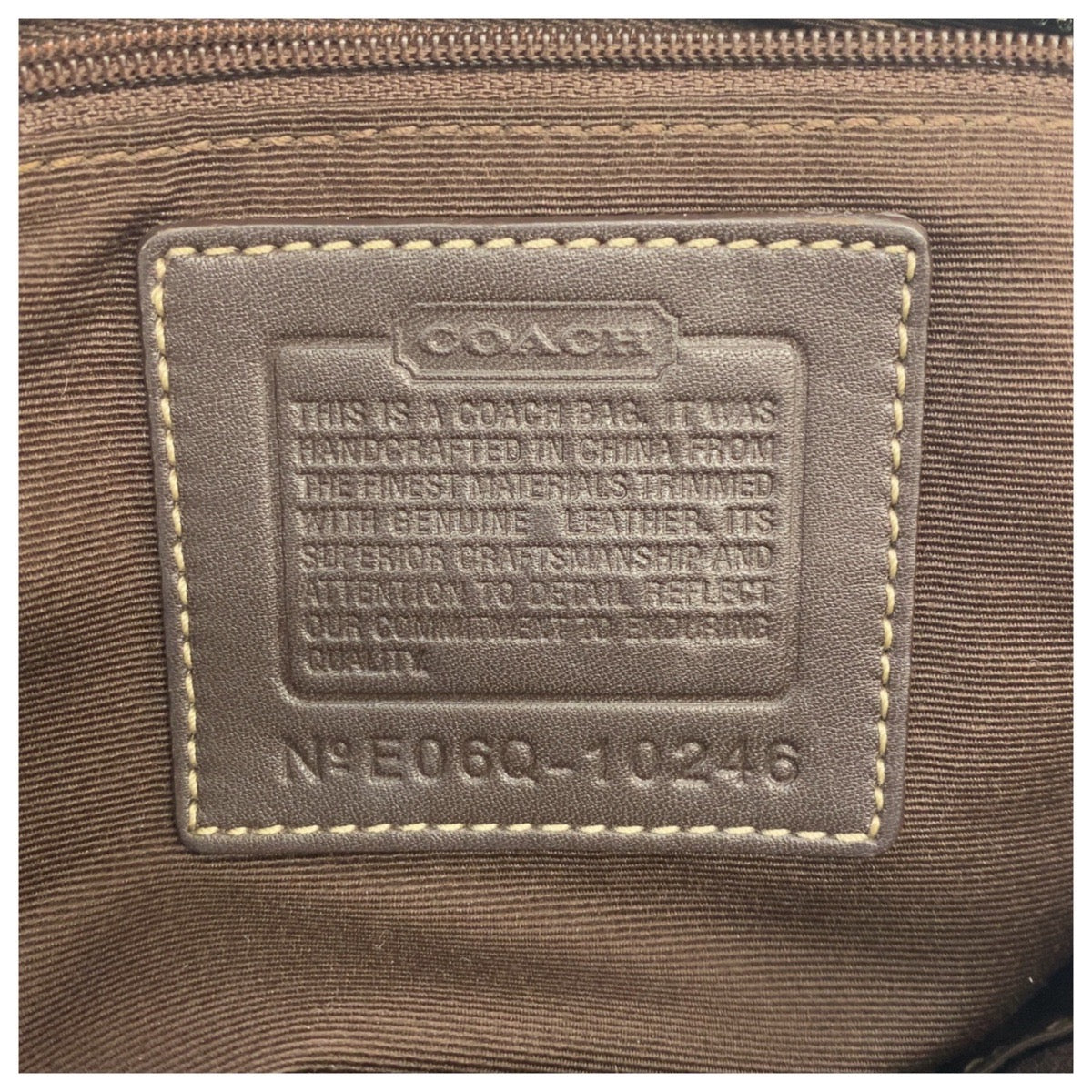 14478
COACH コーチ シグネチャー ブラウン 茶 シルバー金具 キャンバス / レザー トートバッグ ショルダーバッグ  レディース