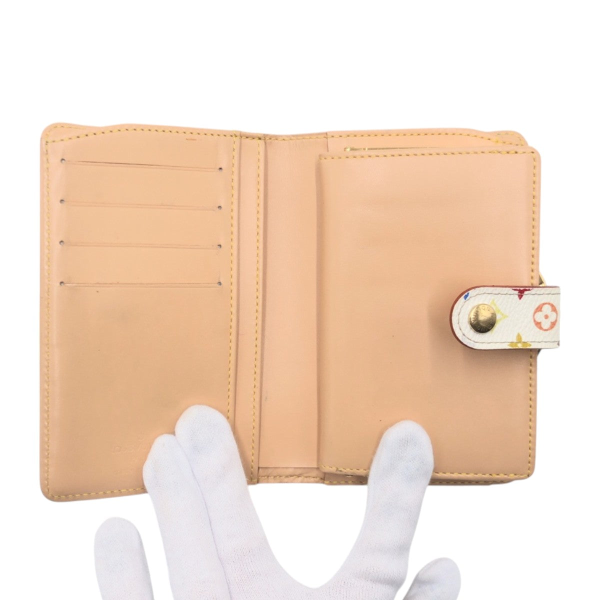 15387
LOUIS VUITTON ルイヴィトン ポルトフォイユ ヴィエノワ モノグラム マルチカラー ホワイト ブロン マルチカラー ゴールド金具 PVC M92987  折財布 コンパクトウォレット  レディース