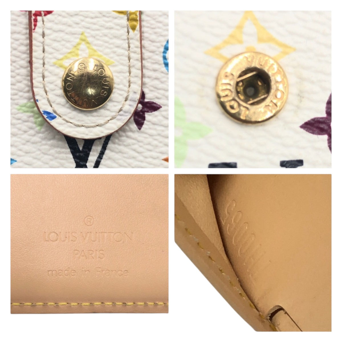 15387
LOUIS VUITTON ルイヴィトン ポルトフォイユ ヴィエノワ モノグラム マルチカラー ホワイト ブロン マルチカラー ゴールド金具 PVC M92987  折財布 コンパクトウォレット  レディース
