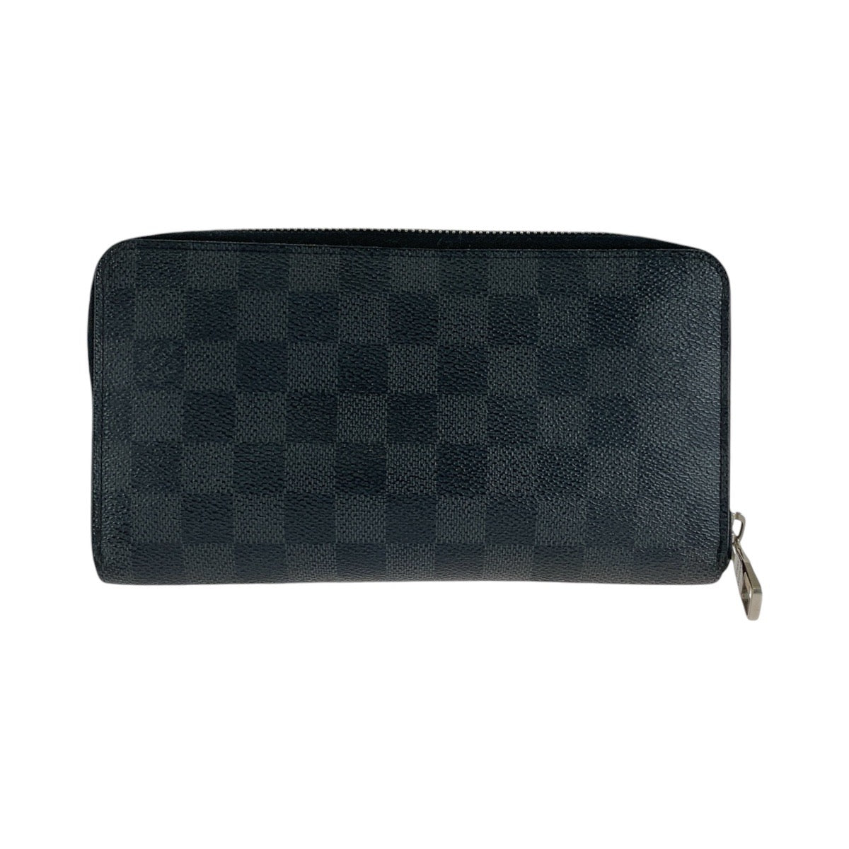 LOUIS VUITTON ルイヴィトン ダミエグラフィット ジッピーウォレット オーガナイザー ブラック 黒 シルバー金具 レザー N63077 長財布 ロングウォレット  メンズ