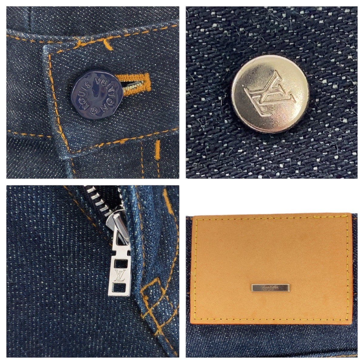 13967
LOUIS VUITTON ルイヴィトン サイズ34 ブルー インディゴ デニム RM221Q  DKN HID70W デニムパンツ ジーンズ  メンズ A74000