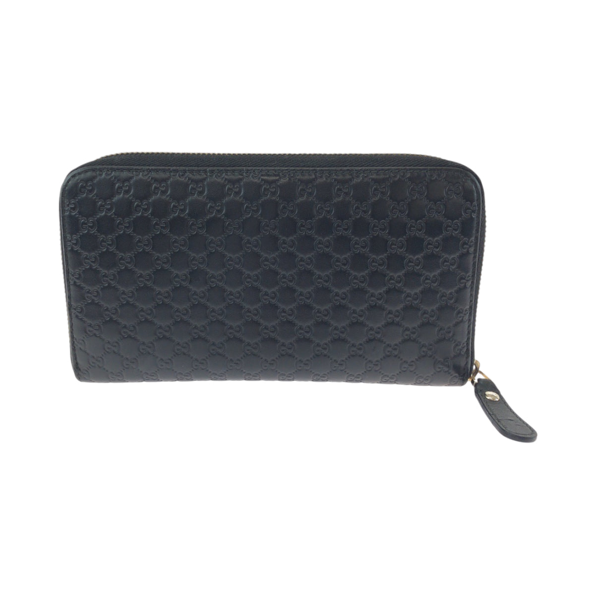 14481
GUCCI グッチ マイクログッチ ブラック 黒 シルバー金具 レザー 449891 長財布 ラウンドファスナー  メンズ
