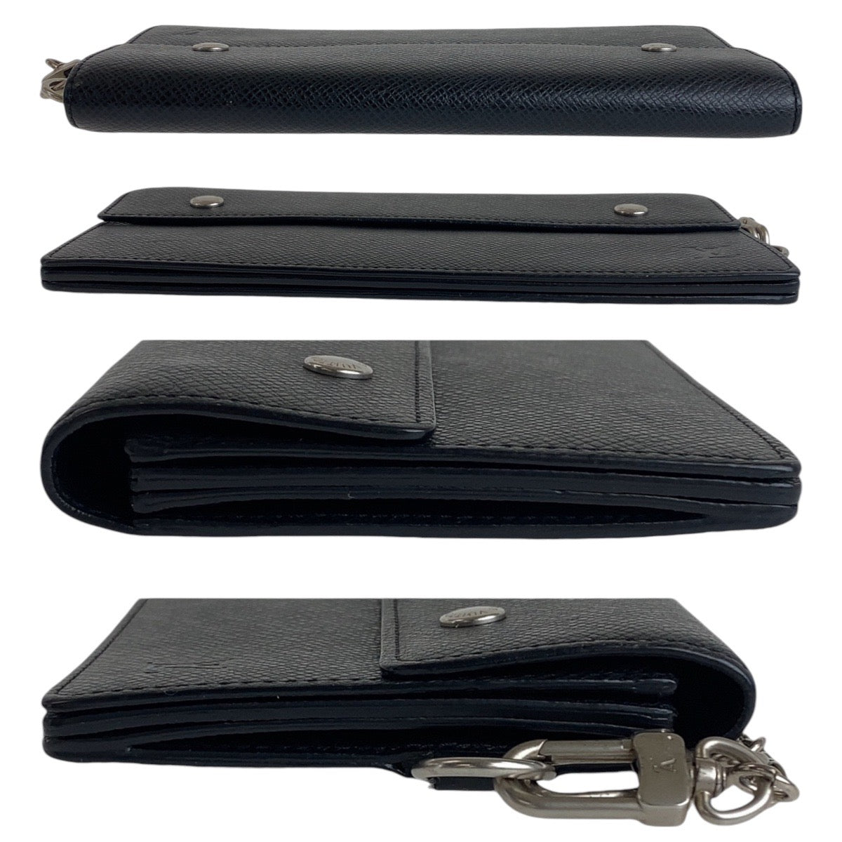 13974
LOUIS VUITTON ルイヴィトン タイガ ポルトフォイユ アコルディオン ブラック 黒 シルバー金具 レザー M30992 長財布 ロングウォレット  メンズ