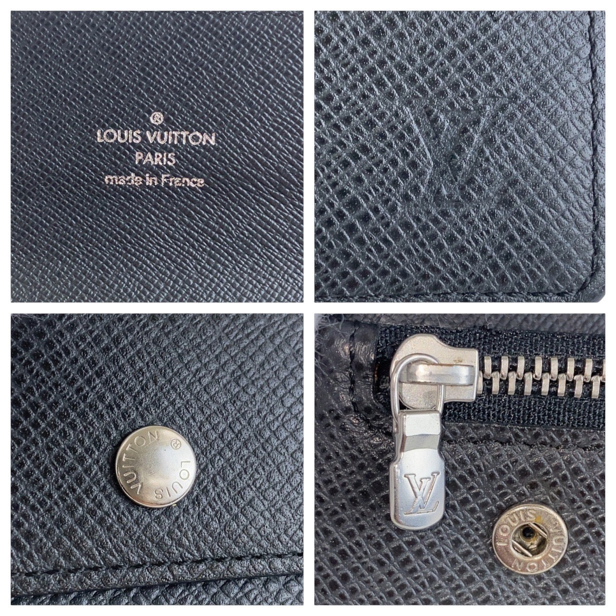 13974
LOUIS VUITTON ルイヴィトン タイガ ポルトフォイユ アコルディオン ブラック 黒 シルバー金具 レザー M30992 長財布 ロングウォレット  メンズ