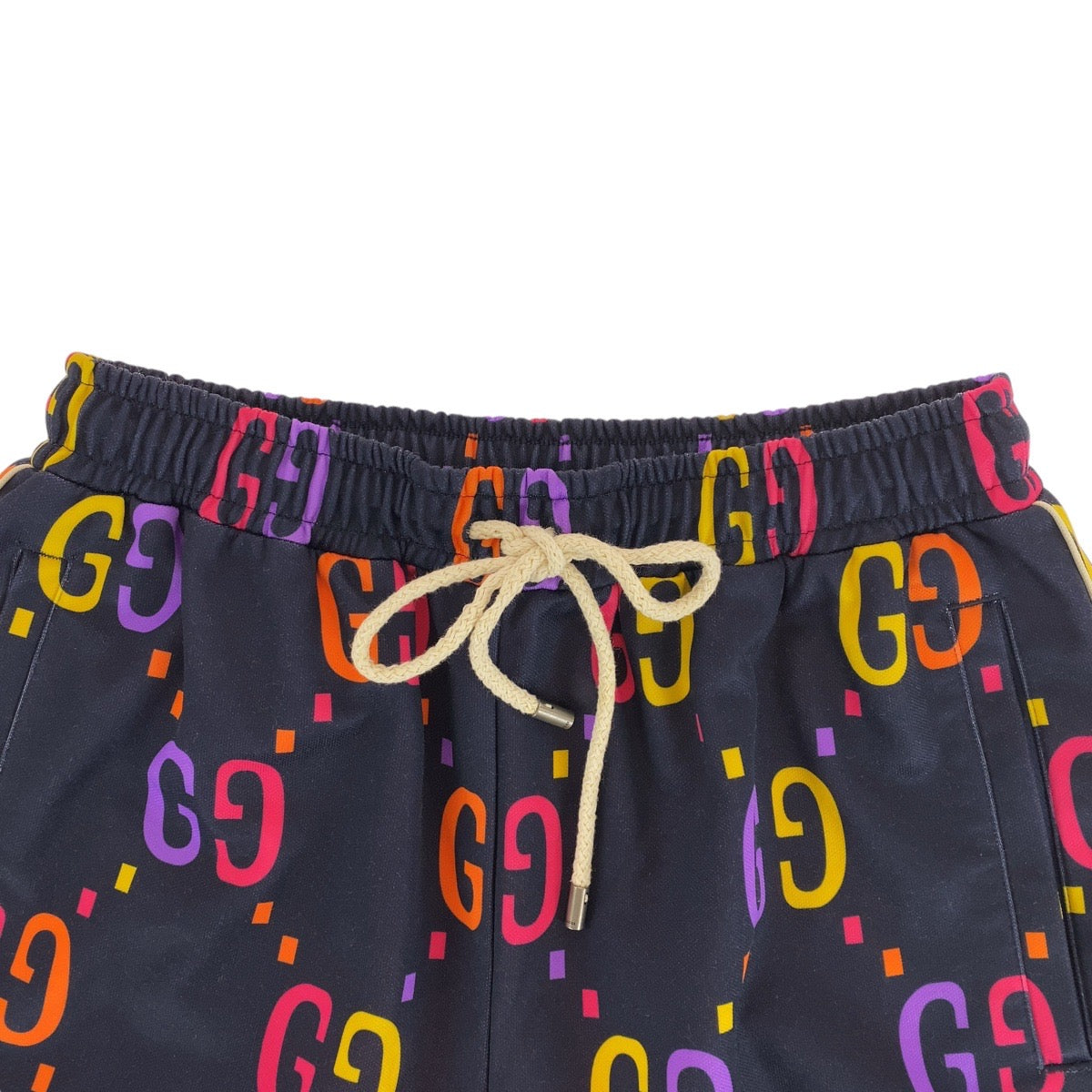 13983
GUCCI グッチ GG柄 サイズS ネイビー オレンジ ポリエステル / コットン 701630 ショートパンツ ハーフパンツ  メンズ