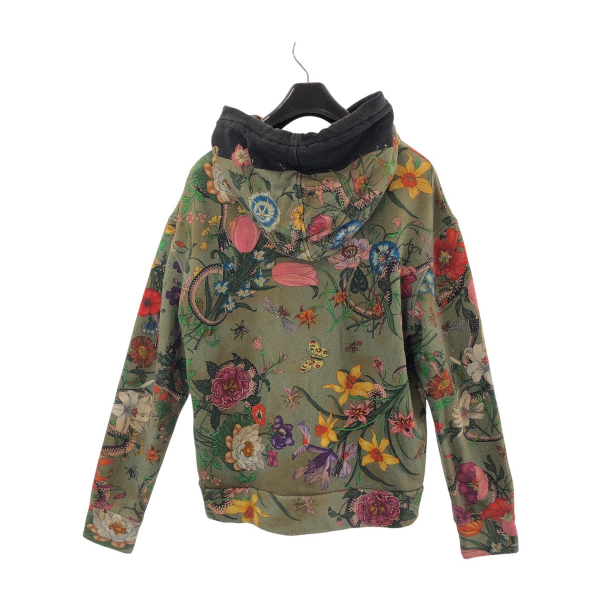 13984
GUCCI グッチ フローラ スネーク パーカー グリーン マルチカラー コットン 475374 X3I10 パーカー  メンズ