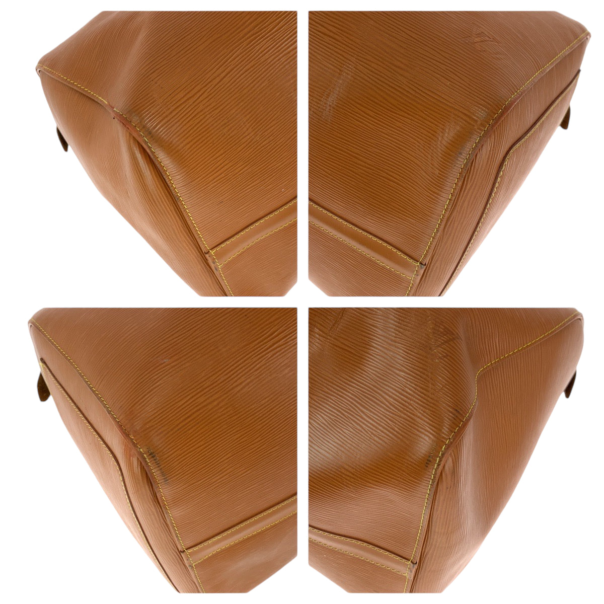14489
LOUIS VUITTON ルイヴィトン エピ キーポル55 男女兼用 ブラウン ゴールド金具 エピレザー M42953 ボストンバッグ ハンドバッグ  メンズ