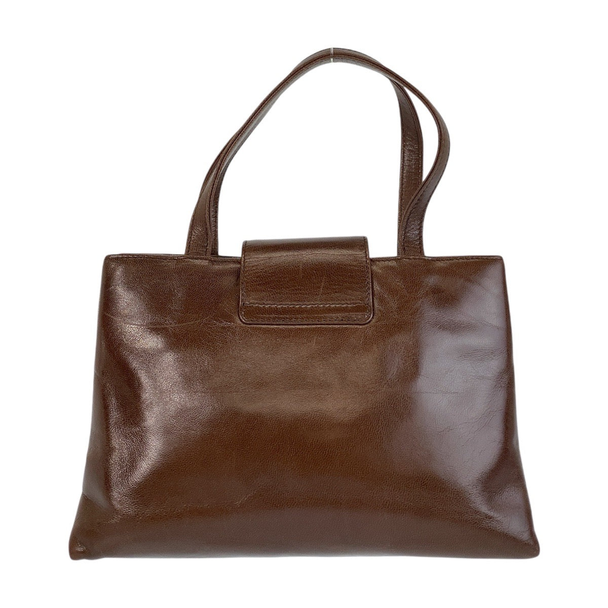14496
BVLGARI ブルガリ ブラウン ゴールド金具 レザー ショルダーバッグ ハンドバッグ 2way  レディース