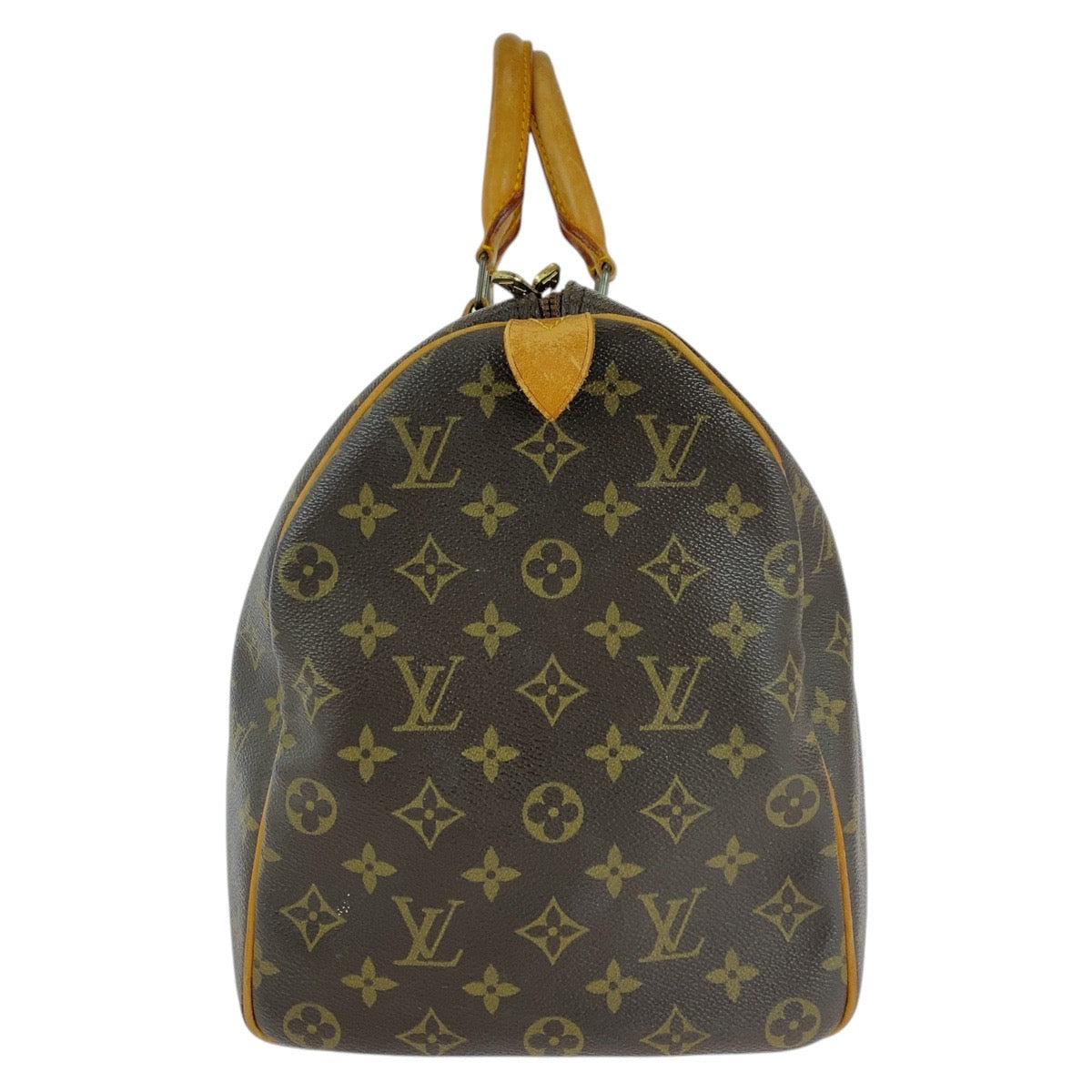 14498
LOUIS VUITTON ルイヴィトン モノグラム キーポル 45 ブラウン ゴールド金具 PVC / レザー M41428 ボストンバッグ 男女兼用  レディース