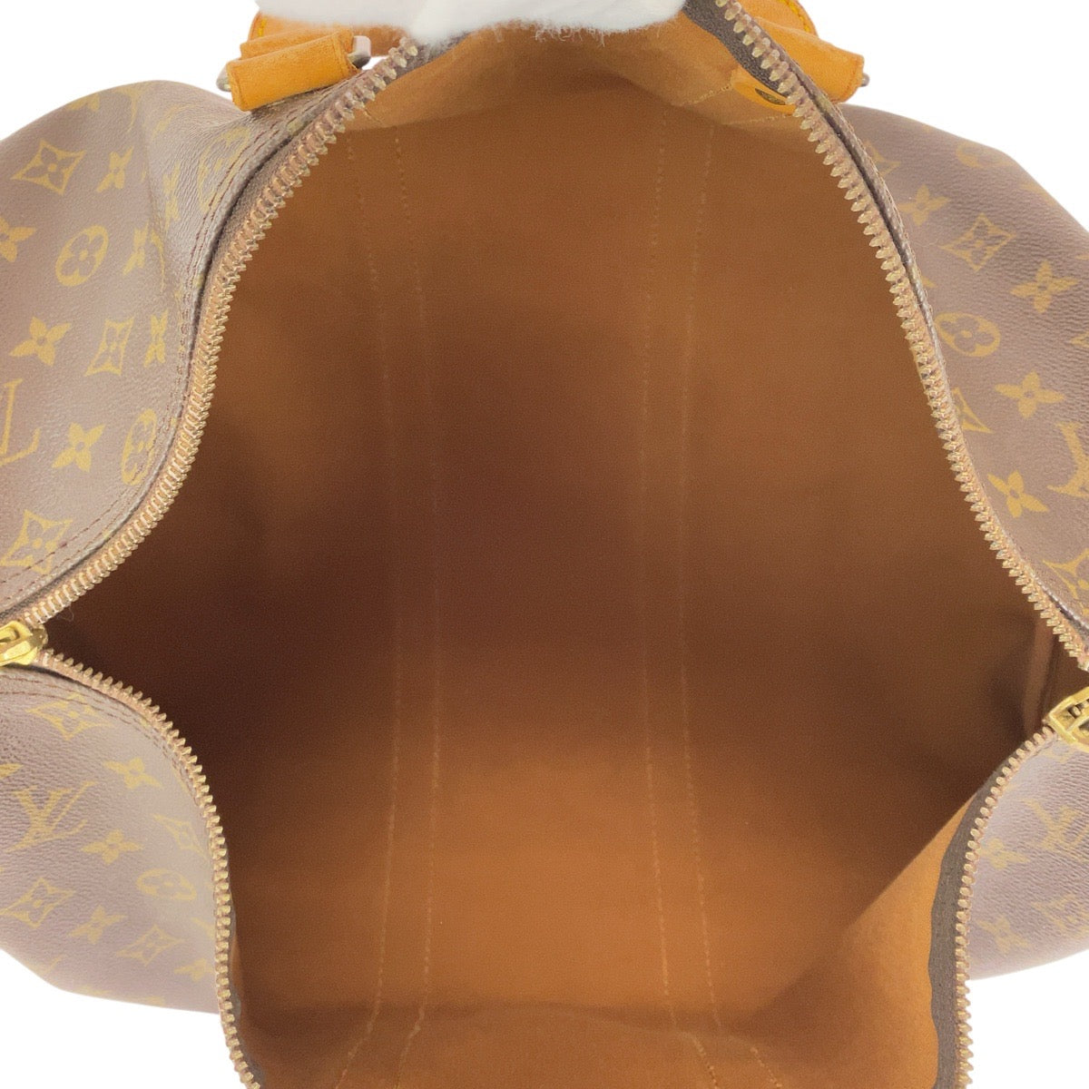 14498
LOUIS VUITTON ルイヴィトン モノグラム キーポル 45 ブラウン ゴールド金具 PVC / レザー M41428 ボストンバッグ 男女兼用  レディース