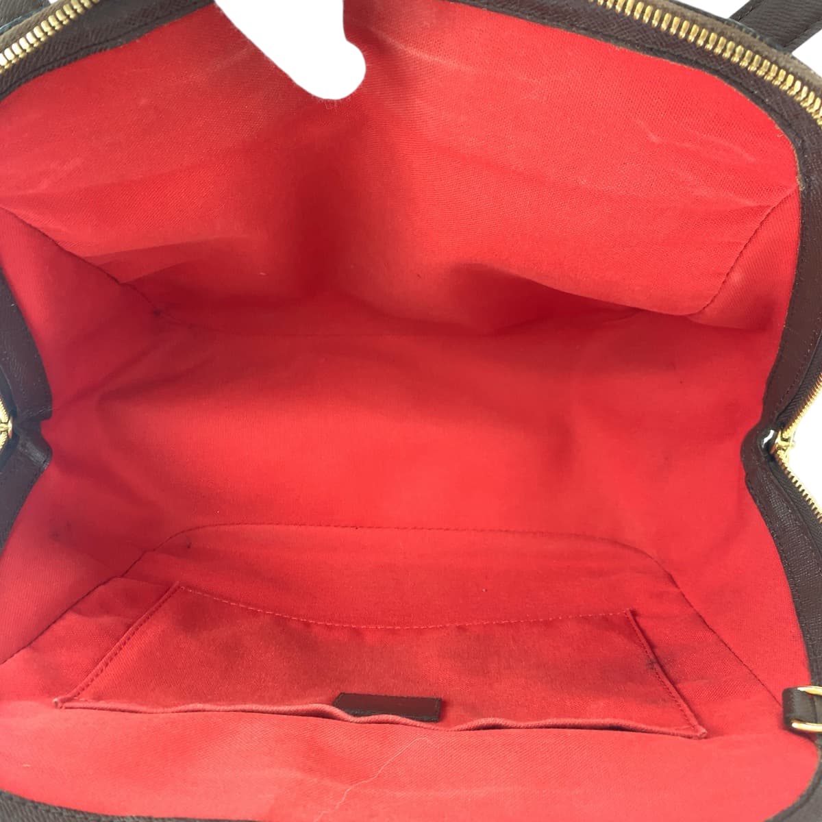 14501
LOUIS VUITTON ルイヴィトン ダミエ エベヌ べレムMM ブラウン ゴールド金具 PVC N51174 ハンドバッグ ショルダーバッグ  レディース