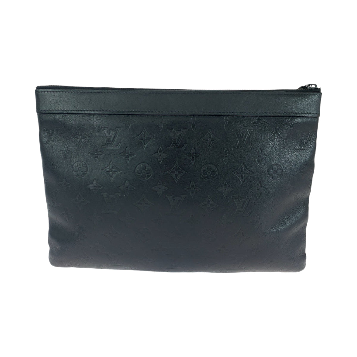 14506
LOUIS VUITTON ルイヴィトン モノグラム シャドウ ポシェット ディスカバリー ブラック 黒 レザー M62903 クラッチバッグ セカンドバッグ  メンズ