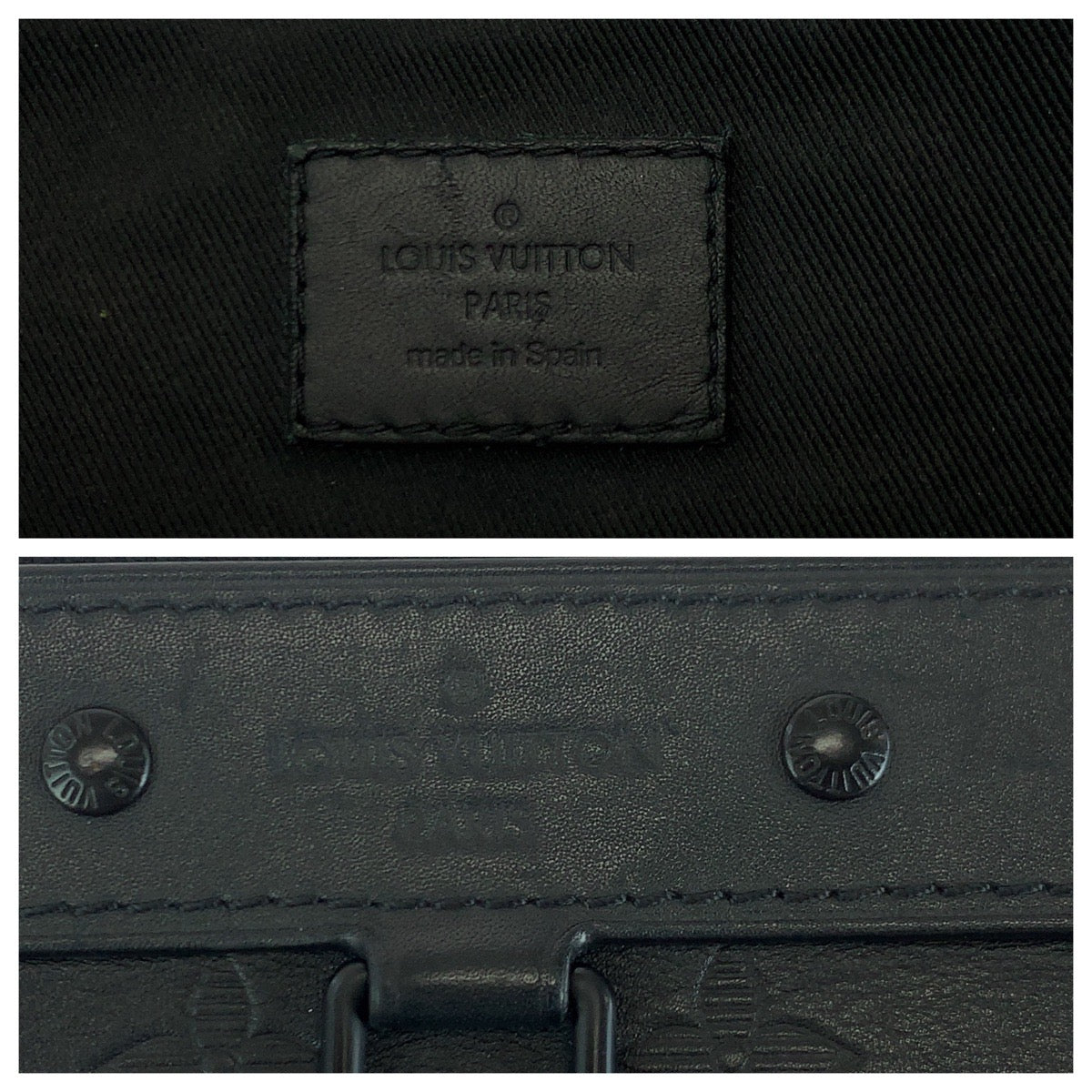 14506
LOUIS VUITTON ルイヴィトン モノグラム シャドウ ポシェット ディスカバリー ブラック 黒 レザー M62903 クラッチバッグ セカンドバッグ  メンズ