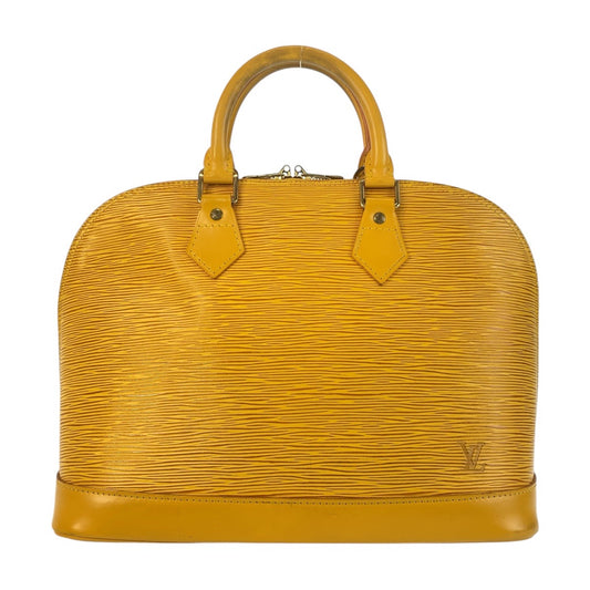 14507
LOUIS VUITTON ルイヴィトン エピ アルマ タッシリイエロー ゴールド金具 エピレザー M52149 ハンドバッグ  レディース ABP32