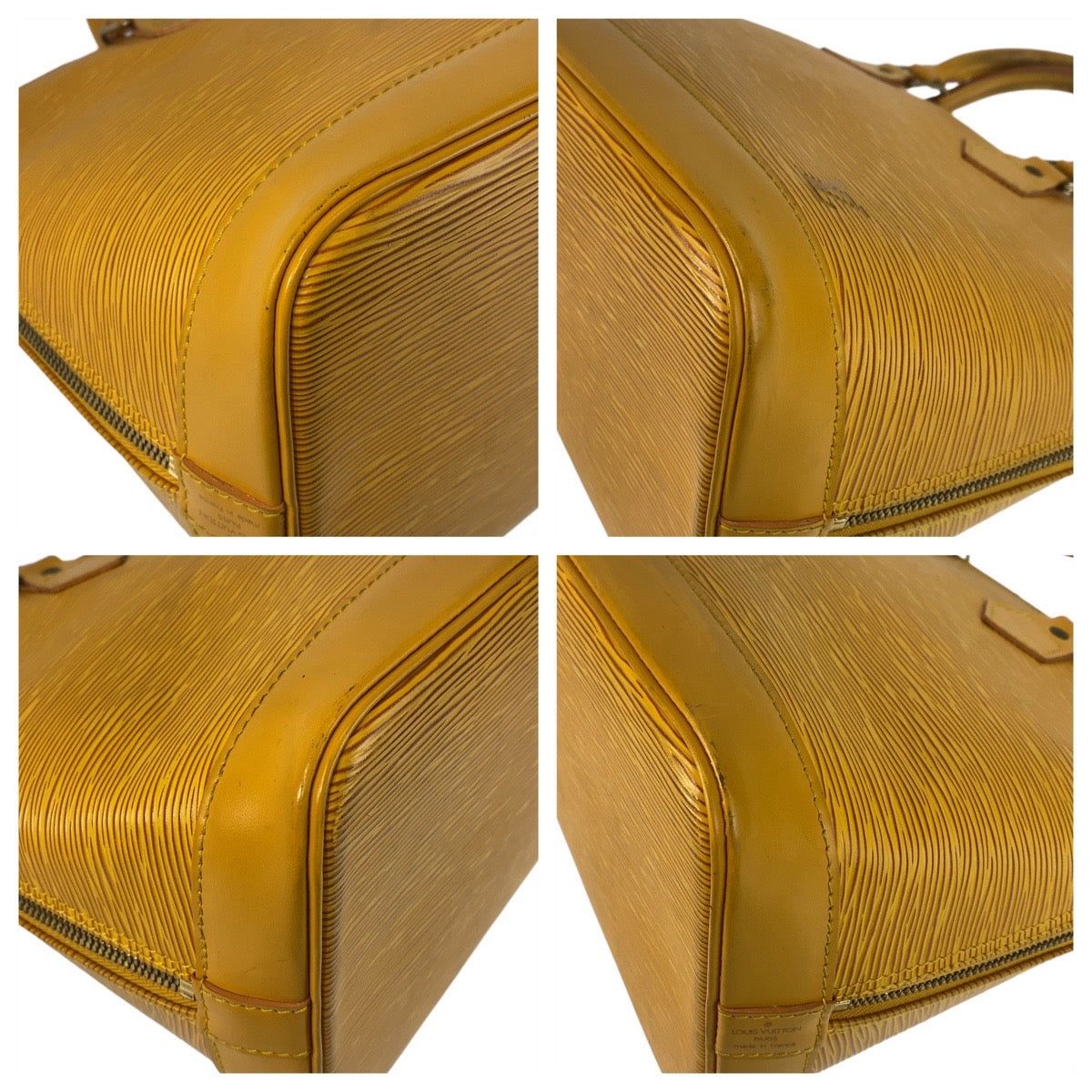 14507
LOUIS VUITTON ルイヴィトン エピ アルマ タッシリイエロー ゴールド金具 エピレザー M52149 ハンドバッグ  レディース ABP32