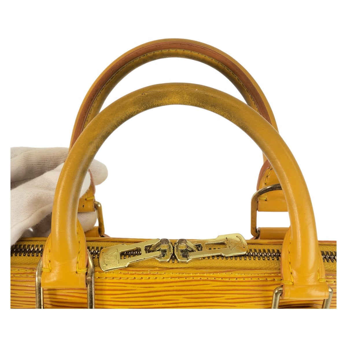 14507
LOUIS VUITTON ルイヴィトン エピ アルマ タッシリイエロー ゴールド金具 エピレザー M52149 ハンドバッグ  レディース ABP32