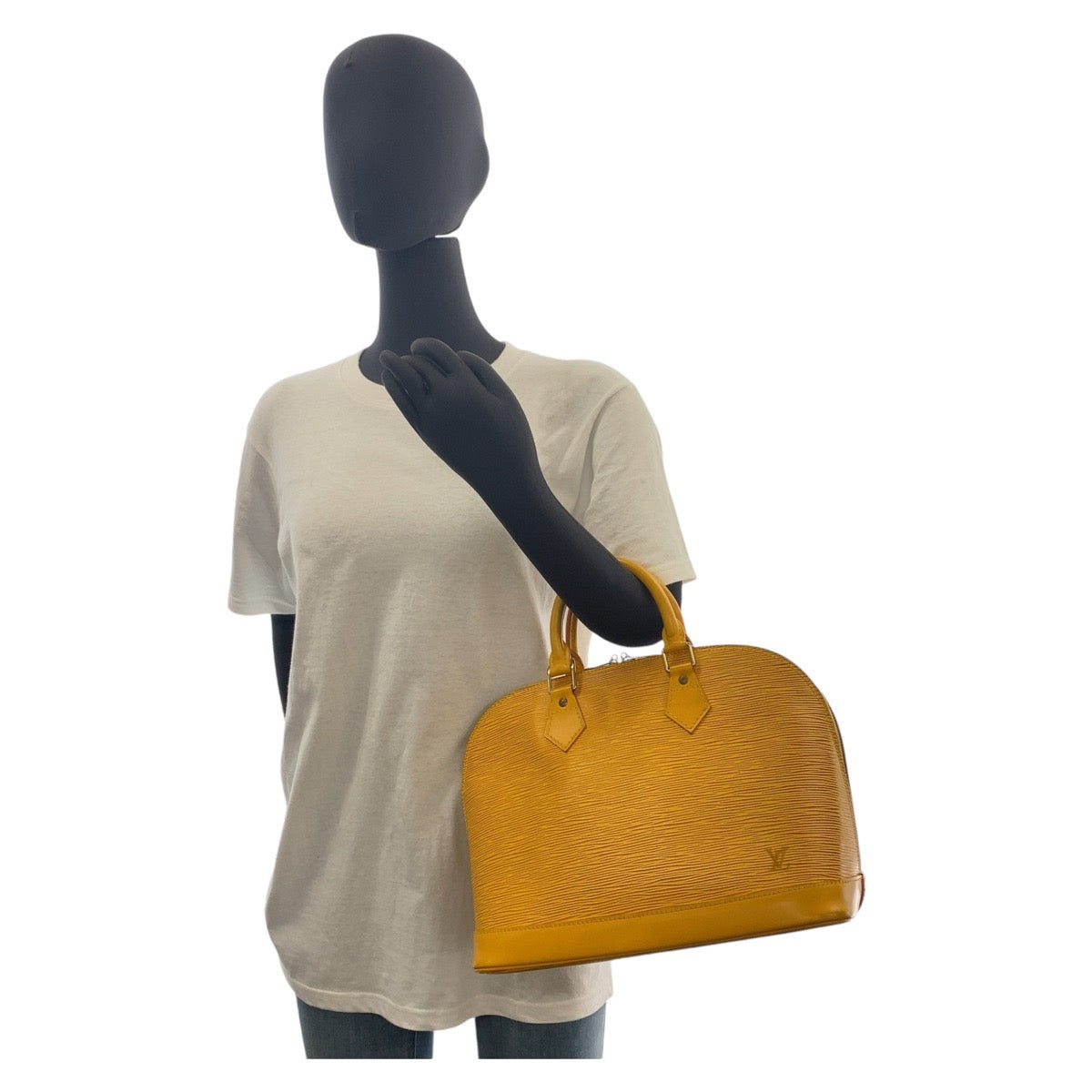 14507
LOUIS VUITTON ルイヴィトン エピ アルマ タッシリイエロー ゴールド金具 エピレザー M52149 ハンドバッグ  レディース ABP32