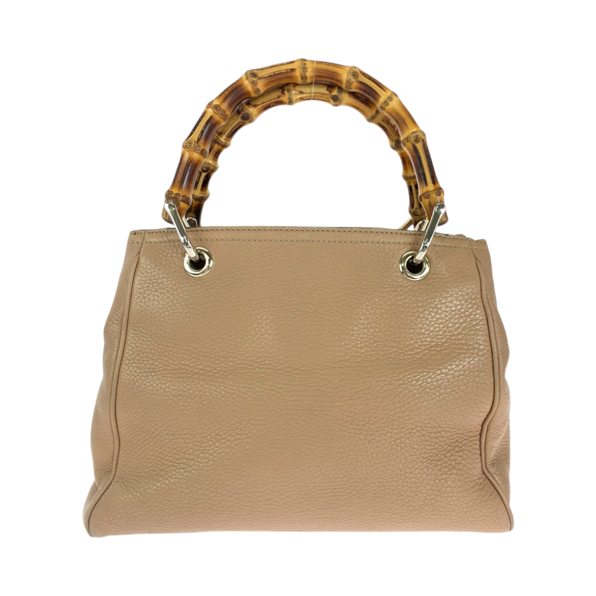 14510
GUCCI グッチ バンブー ベージュ ブラウン ゴールド金具 レザー 236032 ハンドバッグ  レディース