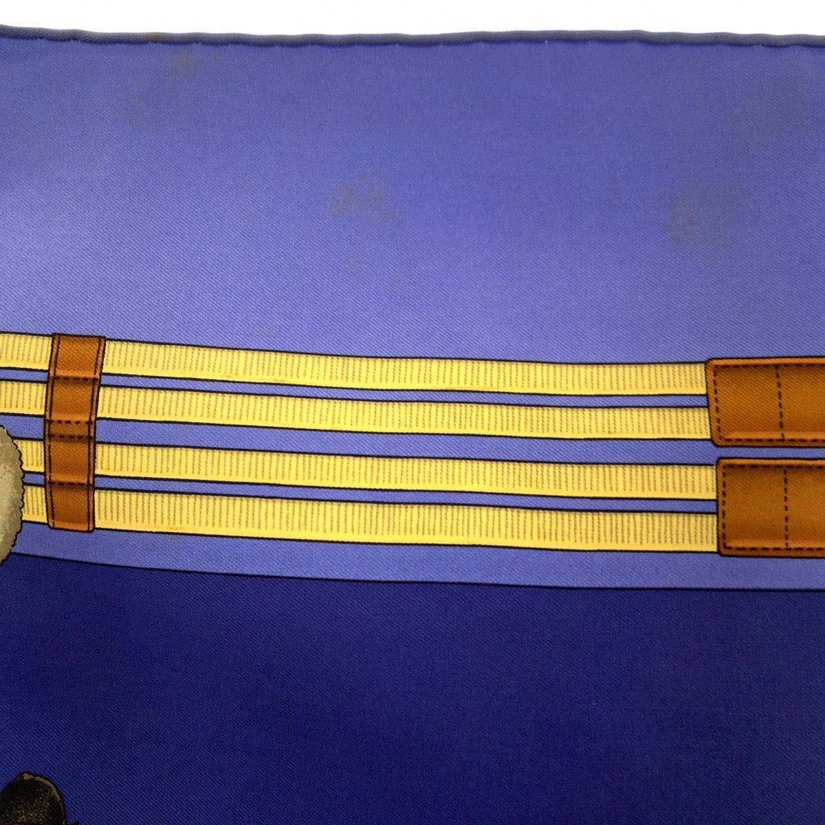 13994
HERMES エルメス カレ90 Jumping ジャンピング ブルー マルチカラー シルク スカーフ 大判スカーフ  レディース