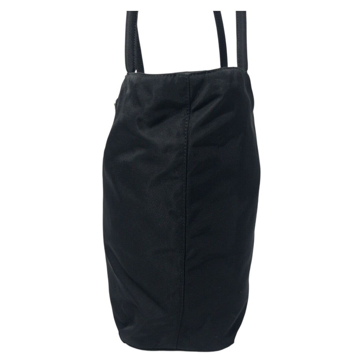 PRADA Prada Tessuto Triangle Logo Black Nylon Tote Bag Shoulder Bag Handbag Women's