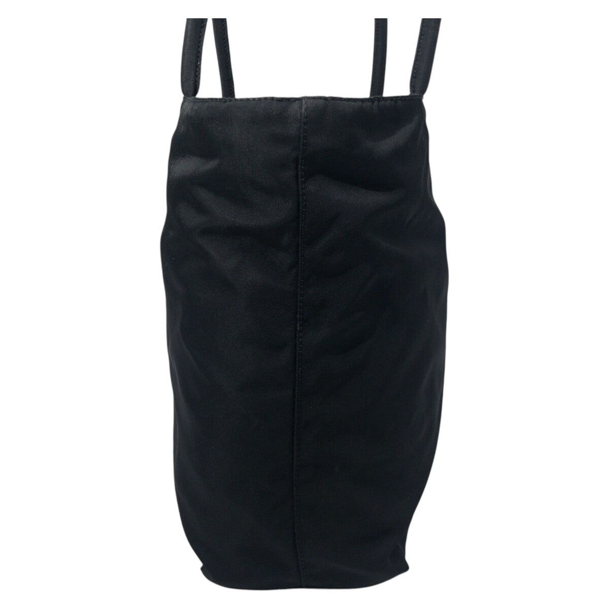 PRADA Prada Tessuto Triangle Logo Black Nylon Tote Bag Shoulder Bag Handbag Women's