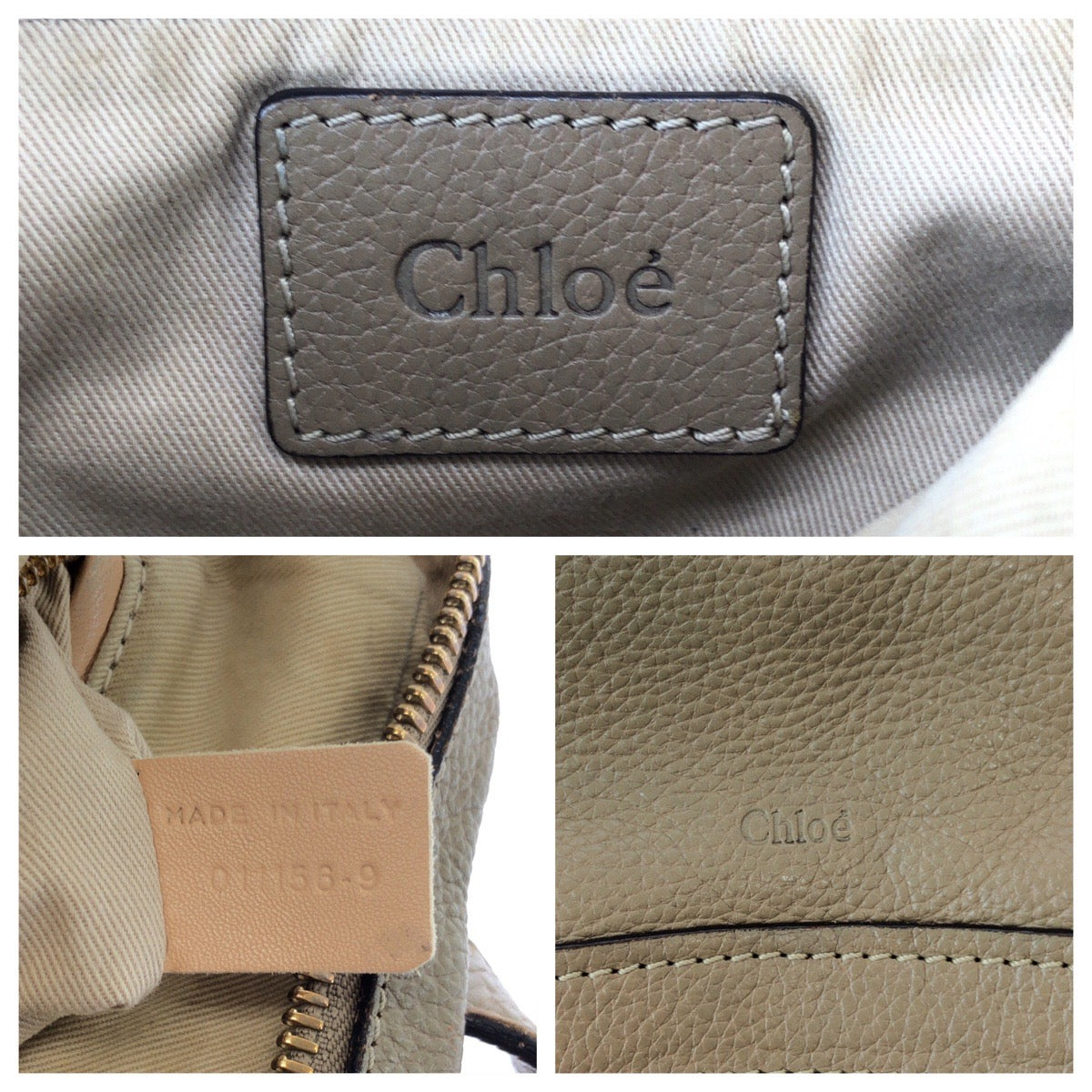 14523
Chloe クロエ パラティ ロゴ ブラウン ゴールド金具 レザー ショルダーバッグ ハンドバッグ 2way  レディース AB33