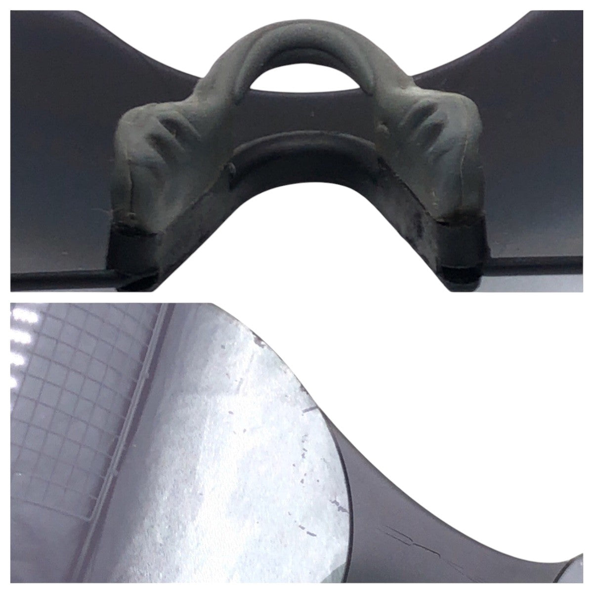 OAKLEY Vintage Subzero Black Plastic Sunglasses Oval Men's