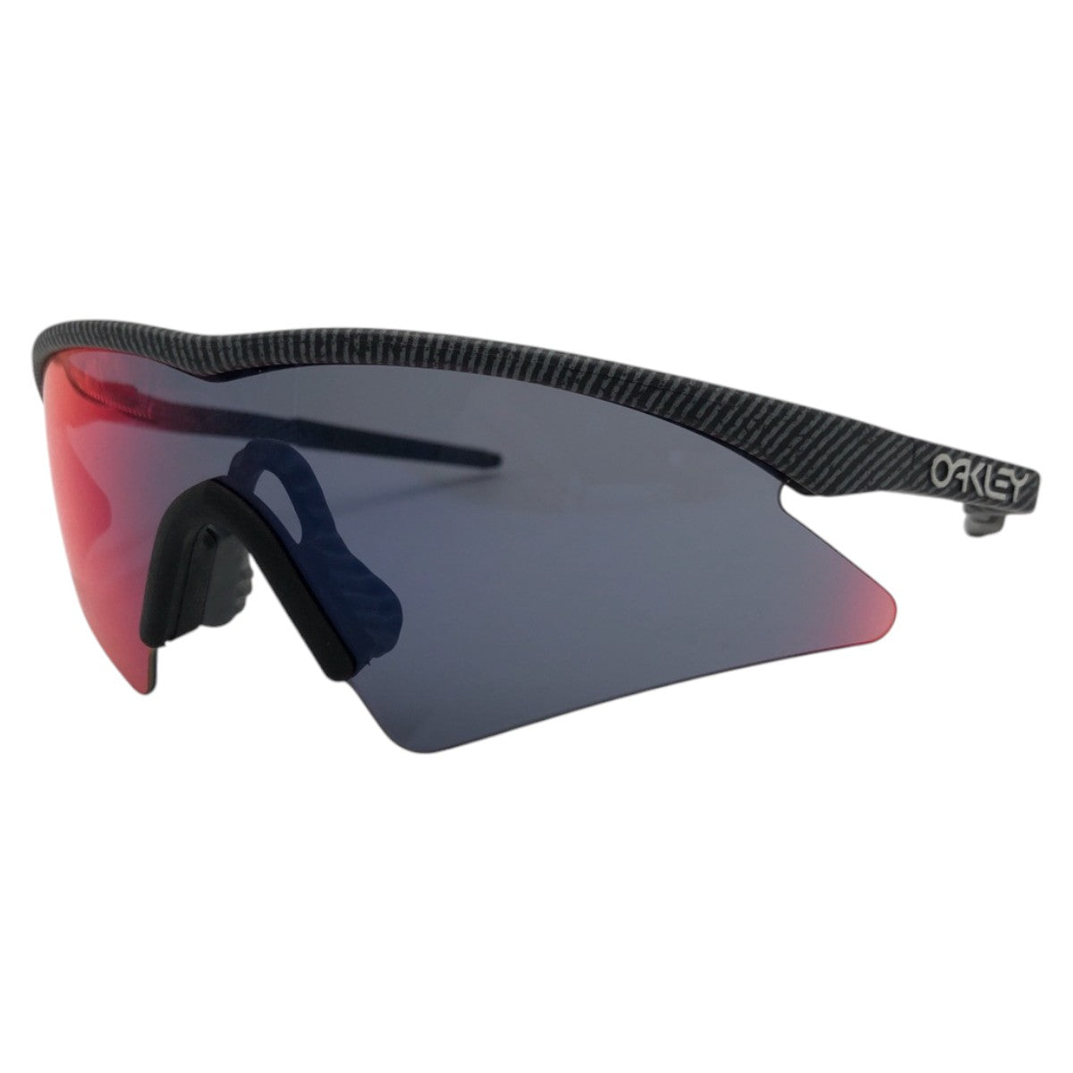 OAKLEY M Frame Black Grey Mirror Plastic Sunglasses Fox Men's