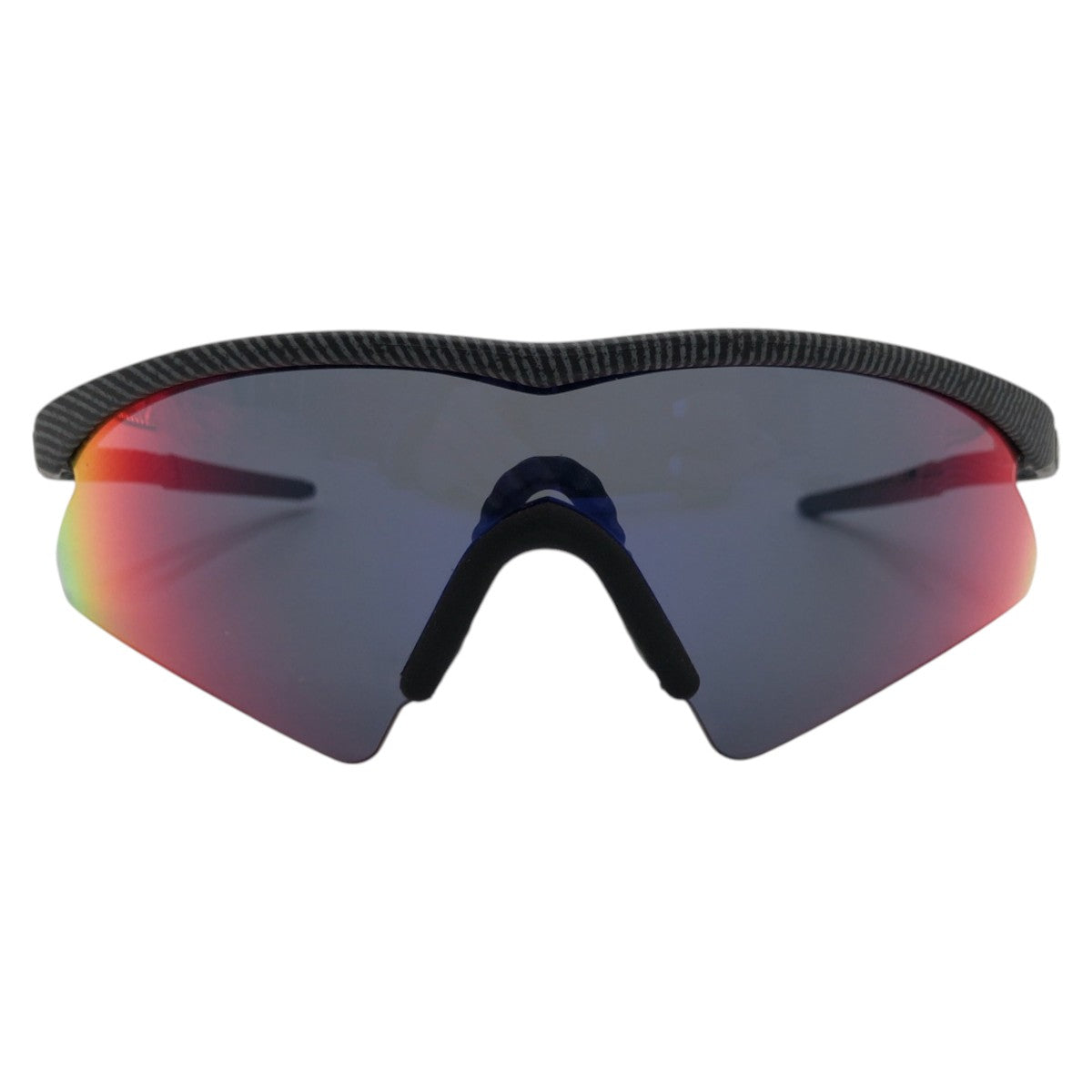 OAKLEY M Frame Black Grey Mirror Plastic Sunglasses Fox Men's