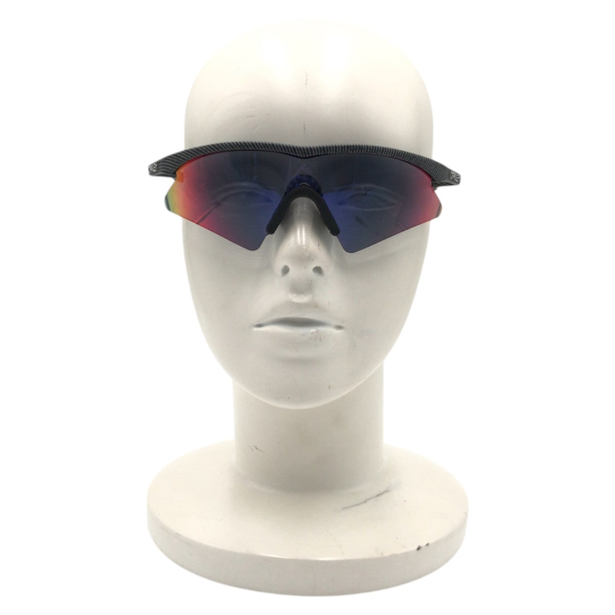 OAKLEY M Frame Black Grey Mirror Plastic Sunglasses Fox Men's