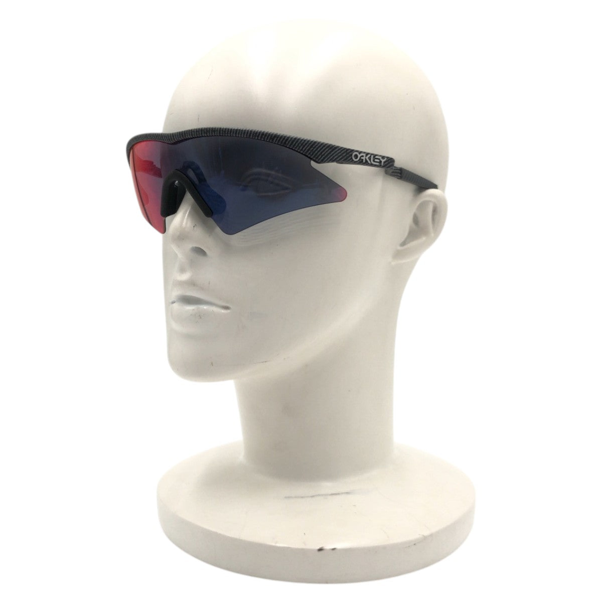 OAKLEY M Frame Black Grey Mirror Plastic Sunglasses Fox Men's