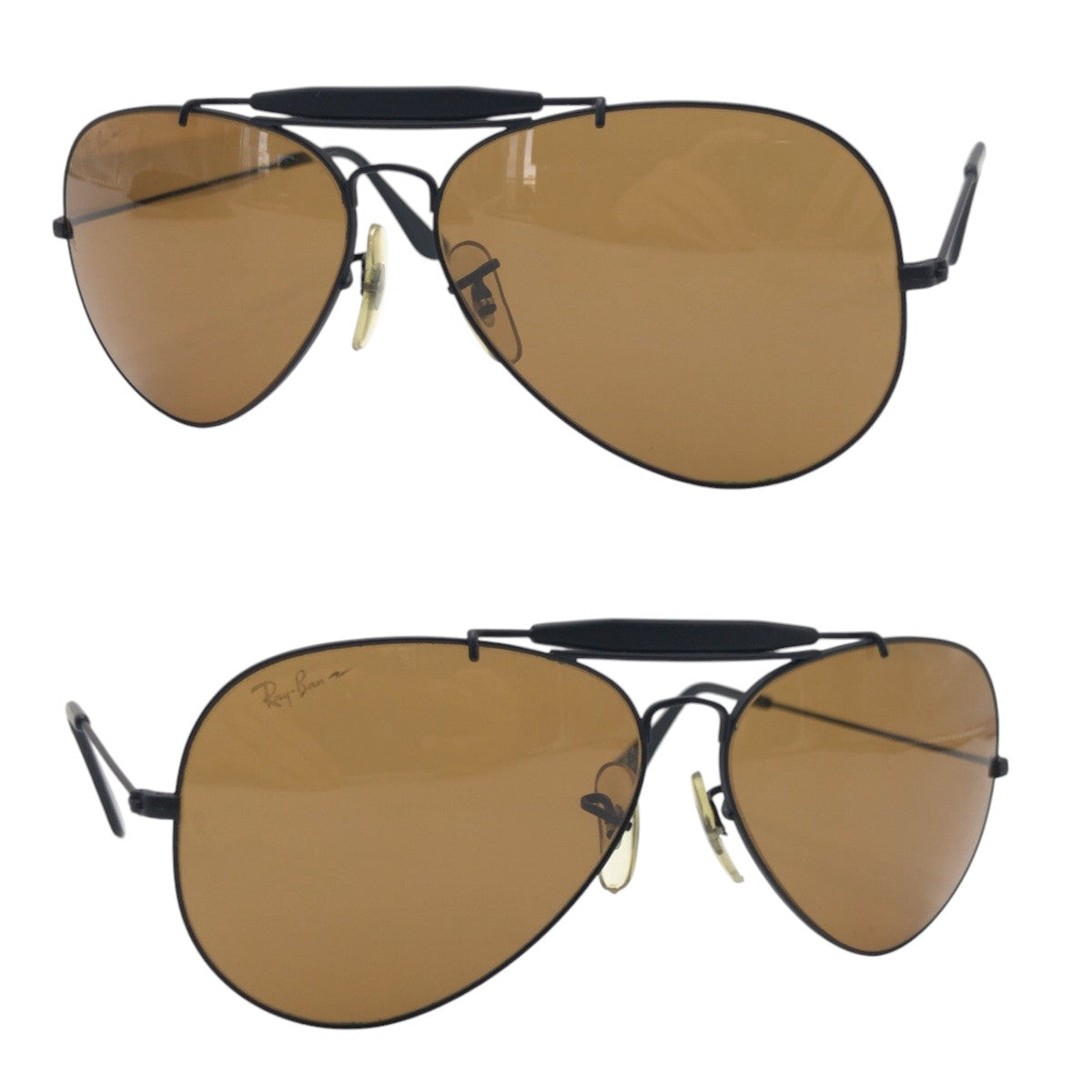 Ray-Ban レイバン ヴィンテージ B＆L ボシュロム ブラウン ブラック 黒 メタル W1666 XOBJ サングラス ティアドロップ  メンズ