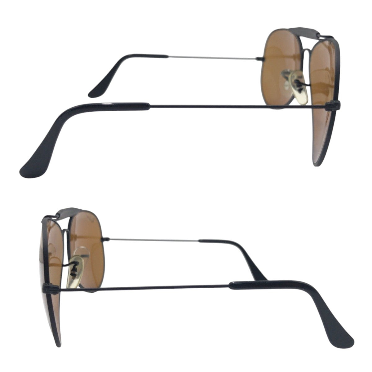 Ray-Ban レイバン ヴィンテージ B＆L ボシュロム ブラウン ブラック 黒 メタル W1666 XOBJ サングラス ティアドロップ  メンズ