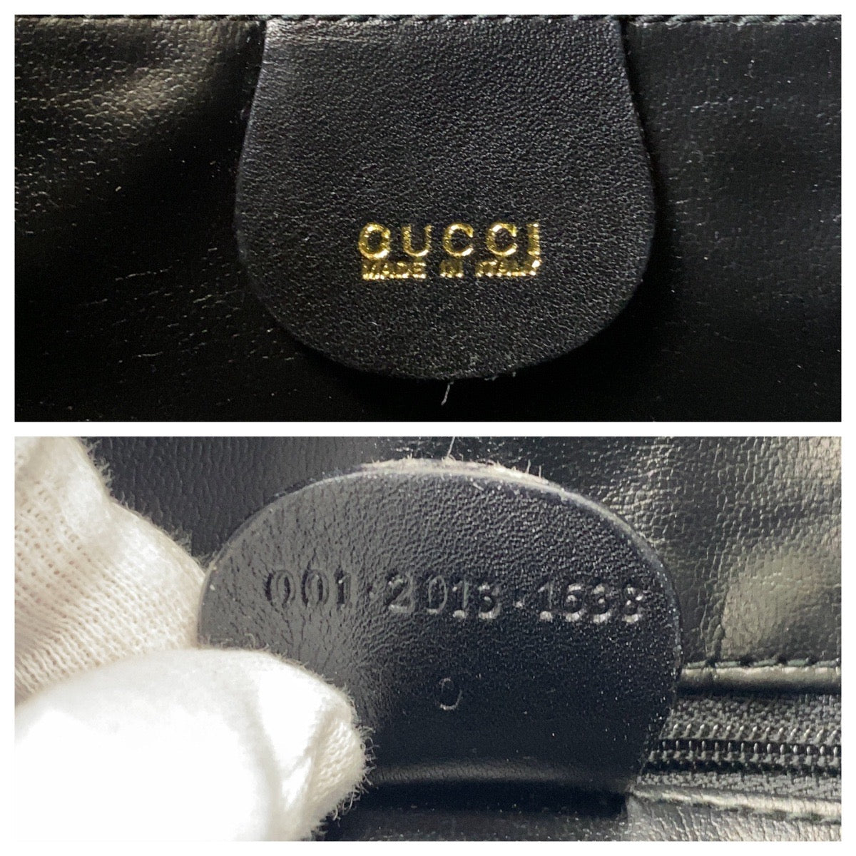 14525
GUCCI グッチ バンブー ブラック 黒 ゴールド金具 レザー / バンブー 001 2013 1638 ハンドバッグ 斜め掛け ショルダーバッグ 2way  レディース
