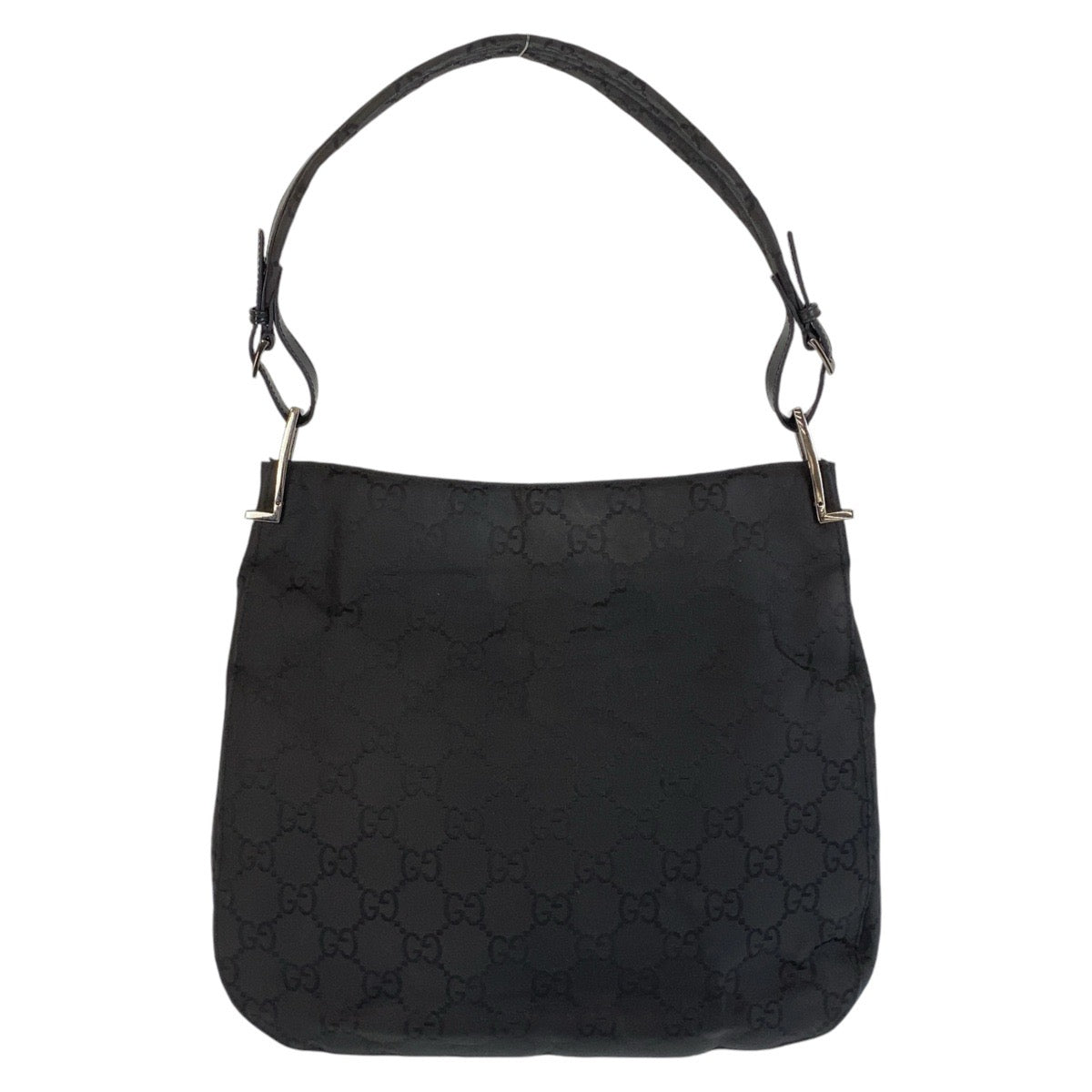 14527
GUCCI グッチ ブラック 黒 シルバー金具 GGキャンバス 13166 ショルダーバッグ  レディース