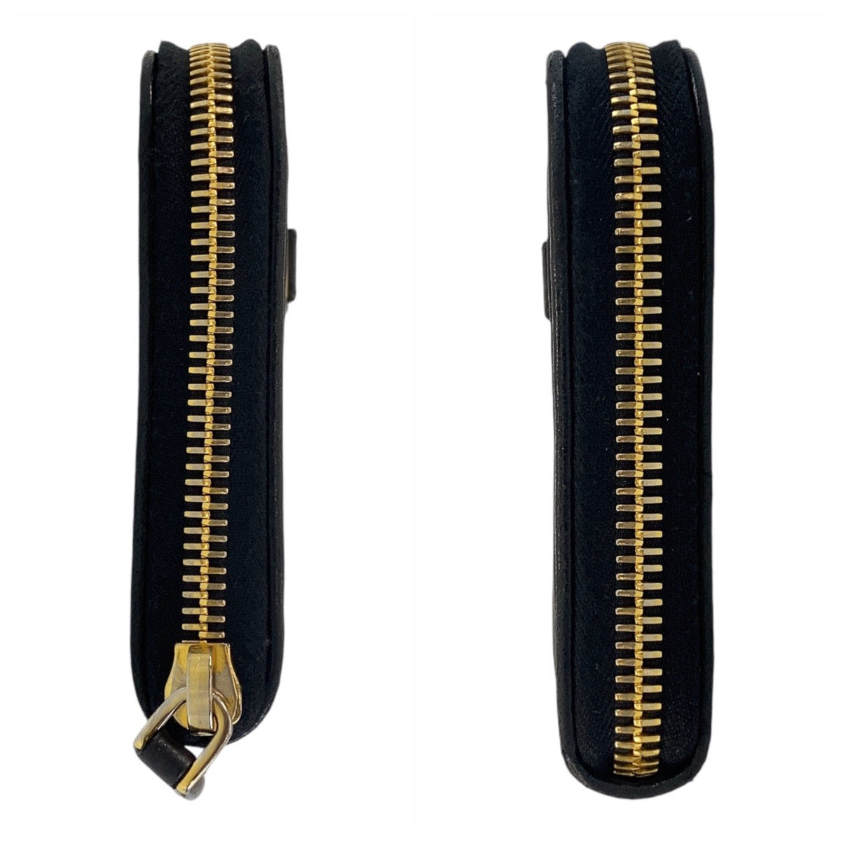 14528
PRADA プラダ リボン ブラック 黒 ゴールド金具 ナイロン 長財布 ロングウォレット  レディース ABP21