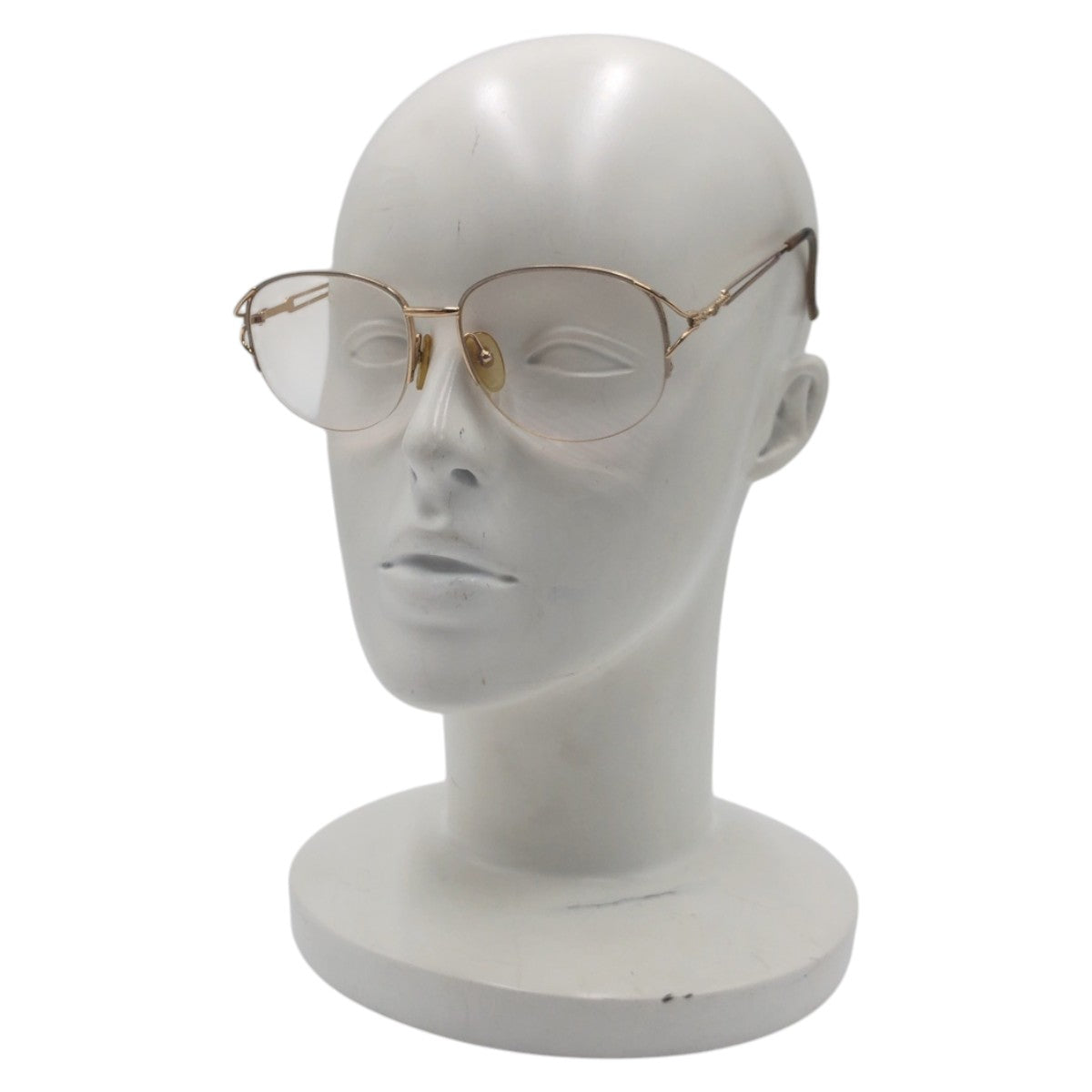 Dior ディオール ヴィンテージ CDロゴ ゴールド メタル 2915A 48 5516 130 メガネフレーム 男女兼用  レディース AB5