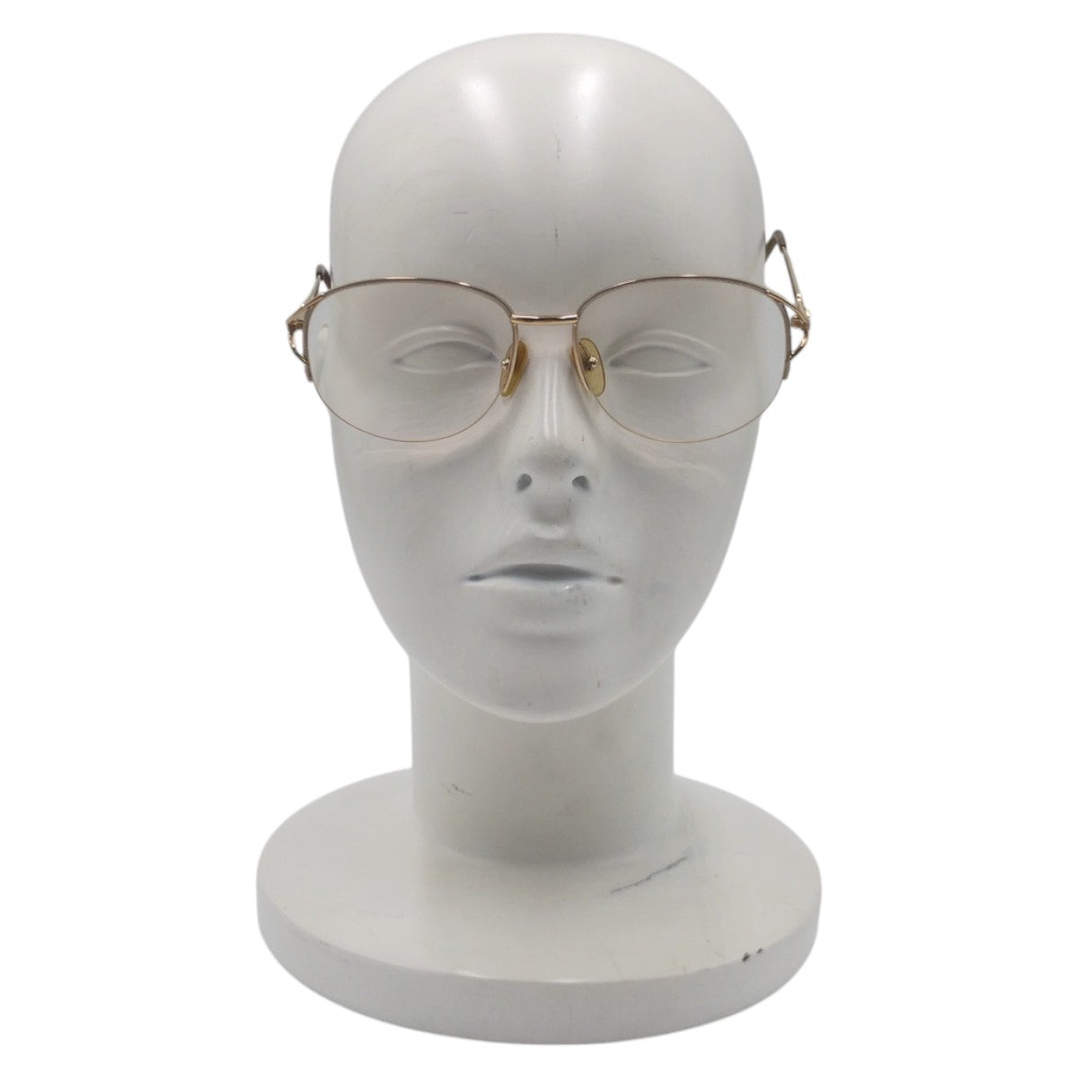 Dior ディオール ヴィンテージ CDロゴ ゴールド メタル 2915A 48 5516 130 メガネフレーム 男女兼用  レディース AB5