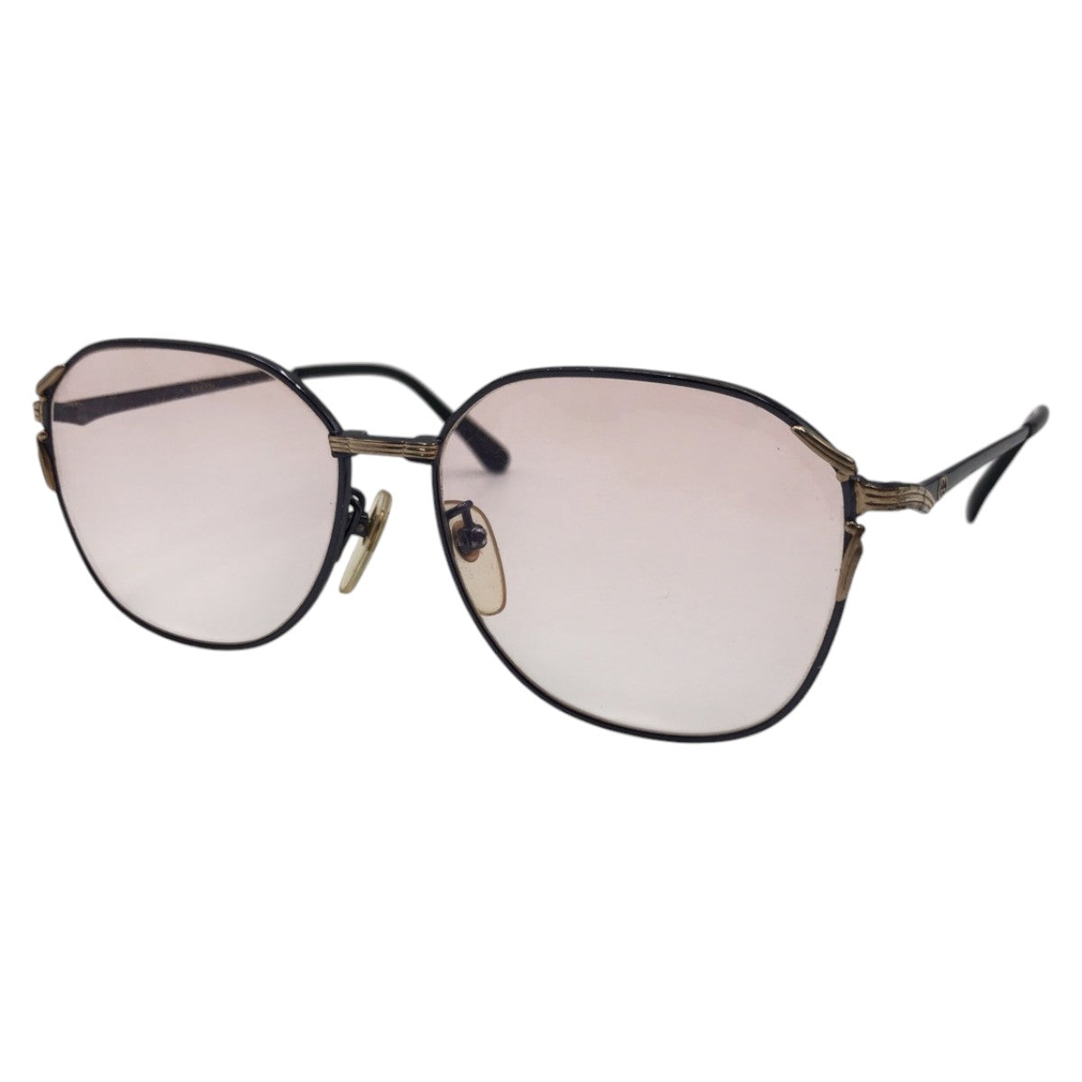 GUCCI グッチ ヴィンテージ GGロゴ グレー パープルレンズ メタル 55□15 136 Ti-P GG3016 5157 サングラス ウェリントン  レディース