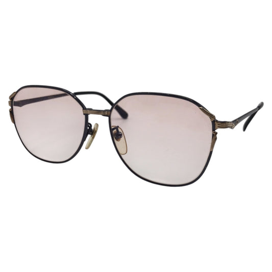 GUCCI グッチ ヴィンテージ GGロゴ グレー パープルレンズ メタル 55□15 136 Ti-P GG3016 5157 サングラス ウェリントン  レディース