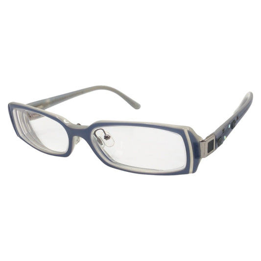 BVLGARI ブルガリ ラインストーン ブルー プラスチック 460-B 805 5315 135 BB0621213 メガネフレーム  レディース AB5