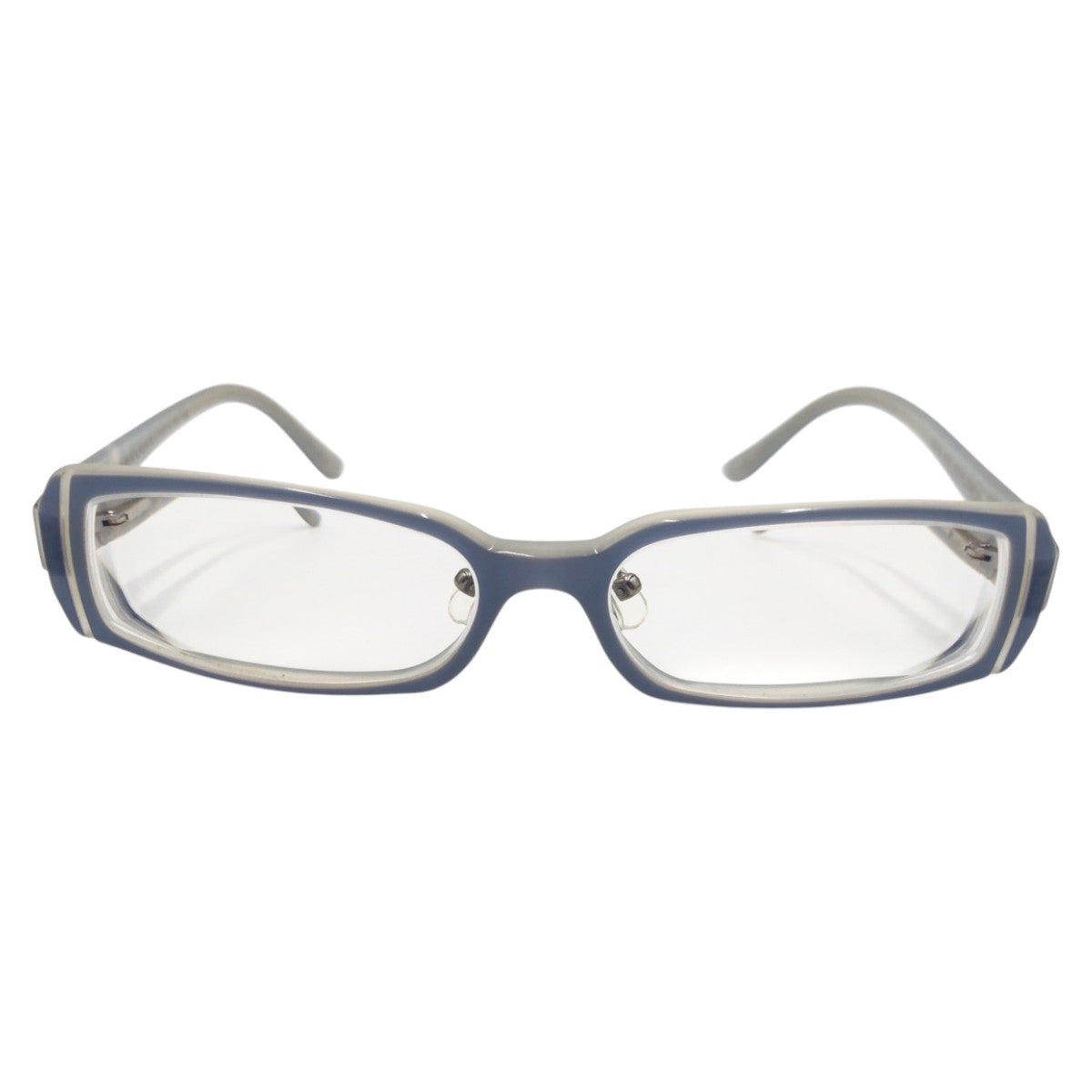 BVLGARI ブルガリ ラインストーン ブルー プラスチック 460-B 805 5315 135 BB0621213 メガネフレーム  レディース AB5