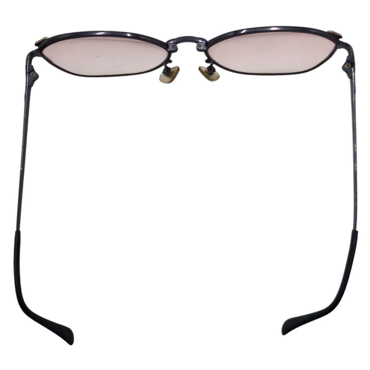 GUCCI グッチ ヴィンテージ GGロゴ グレー パープルレンズ メタル 55□15 136 Ti-P GG3016 5157 サングラス ウェリントン  レディース
