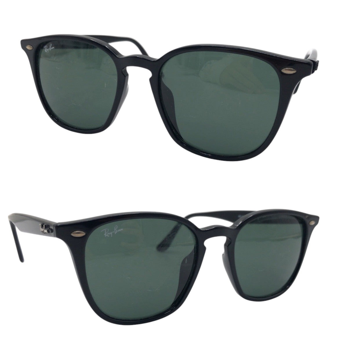 14532
Ray-Ban レイバン アジアフィット ブラック 黒 プラスチック RB4258-F 601/71 5220 150 3N サングラス ウェリントン  メンズ