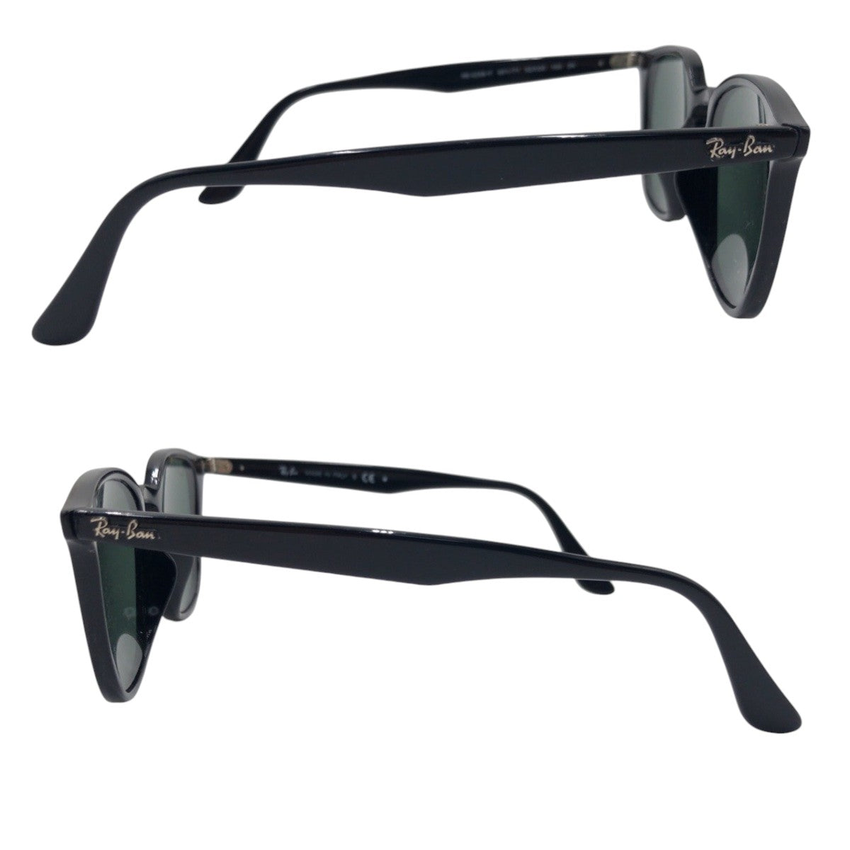 14532
Ray-Ban レイバン アジアフィット ブラック 黒 プラスチック RB4258-F 601/71 5220 150 3N サングラス ウェリントン  メンズ