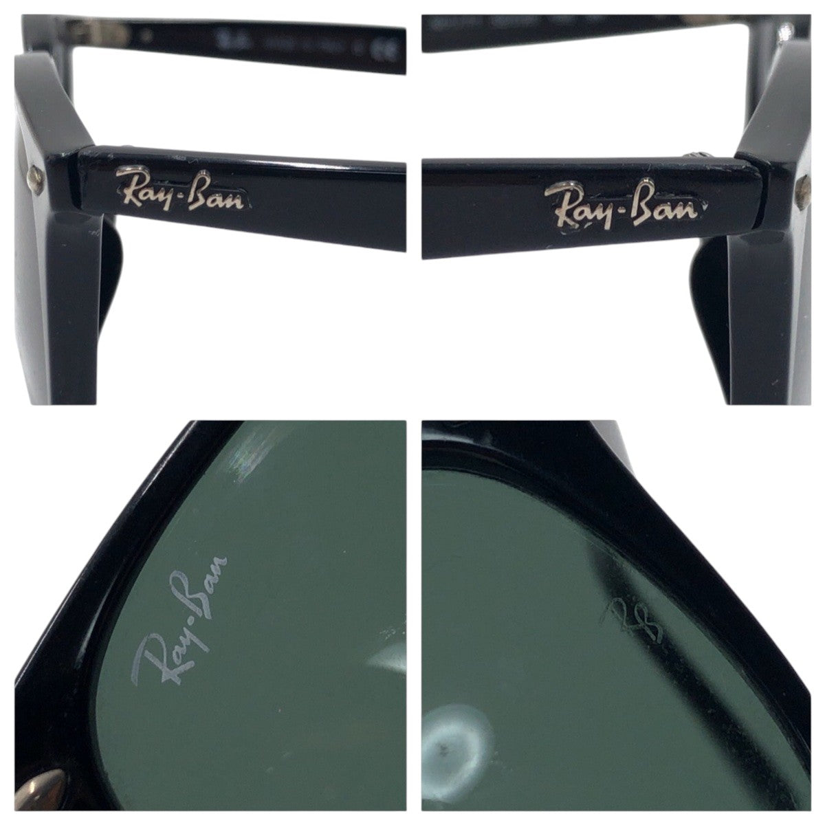 14532
Ray-Ban レイバン アジアフィット ブラック 黒 プラスチック RB4258-F 601/71 5220 150 3N サングラス ウェリントン  メンズ