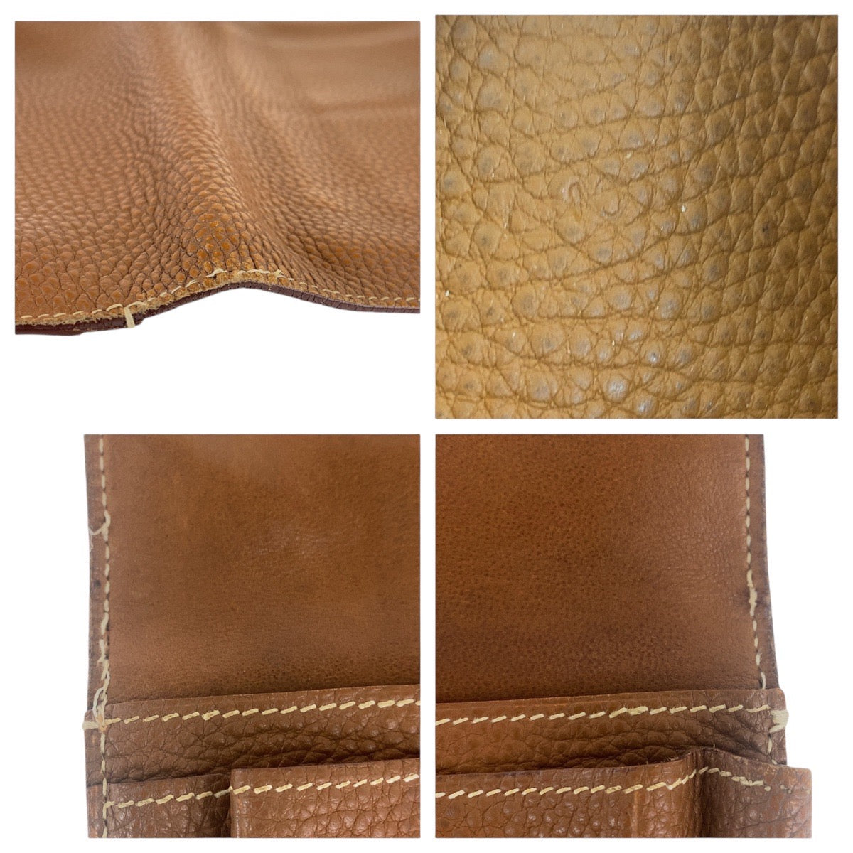 14536
HERMES エルメス ドゴンGM ブラウン ゴールド金具 トゴ 長財布 ロングウォレット  レディース