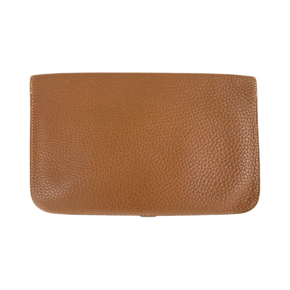 14536
HERMES エルメス ドゴンGM ブラウン ゴールド金具 トゴ 長財布 ロングウォレット  レディース
