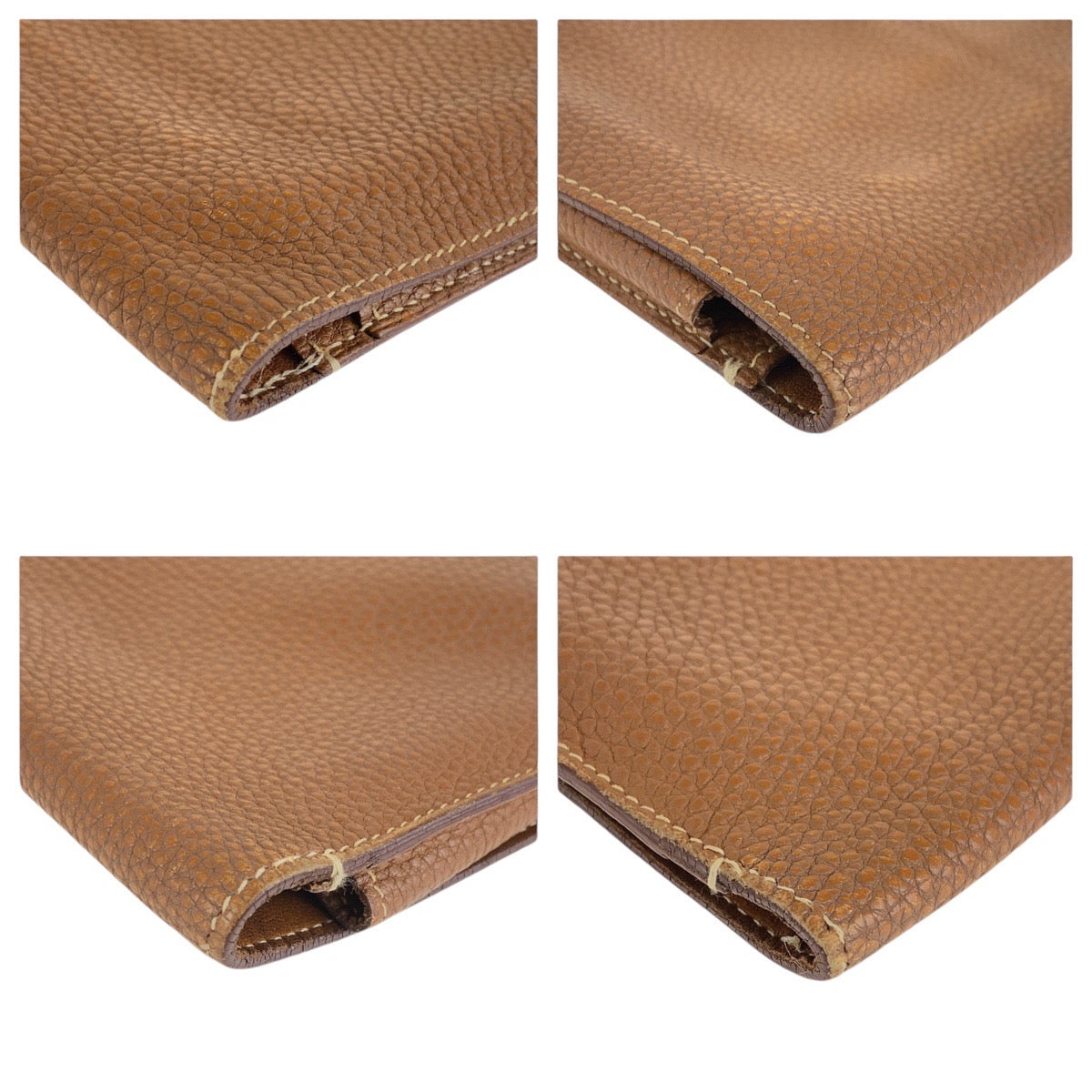 14536
HERMES エルメス ドゴンGM ブラウン ゴールド金具 トゴ 長財布 ロングウォレット  レディース